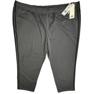Adidas Mens Size 4XL Pants Athletic Jogger Sweat Gray Big & Tall 48x30 New